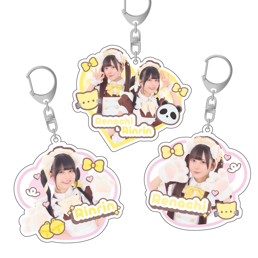 あっとほぉーむカフェ　リンリン　チャイナ　リボン交換　ブロマイド　ステッカー れなち＆リンリン リボン交換』グッズ販売情報♡ | 秋葉原・大阪